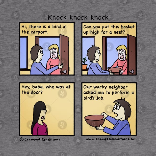 Knock knock knock by crampedconditions